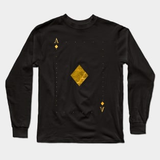 Ace of Diamonds - Golden cards Long Sleeve T-Shirt